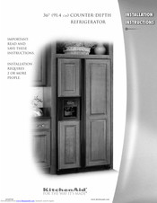 KitchenAid 2210725 Installation Instructions Manual