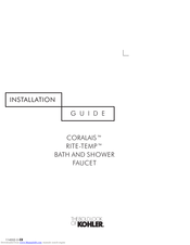 Kohler Coralais Rite-Temp 114522-2-CE Installation Manual