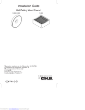 Kohler K-924 Installation Manual