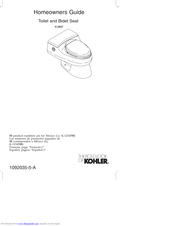 Kohler K-3607 Homeowner's Manual