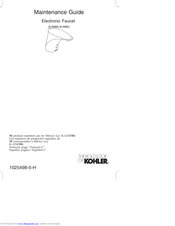 Kohler k-10951 Maintenance Manual