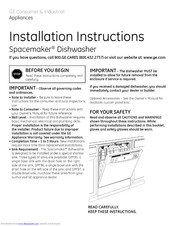 GE GSM2200N10BB Installation Instructions Manual