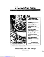 KitchenAid KDDT207B Use And Care Manual