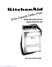 KitchenAid KGYE750V Use And Care Manual
