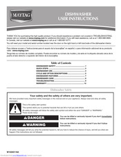 Maytag W10240116A User Manual