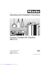 Miele KM 5773 Operating And Installation Manual
