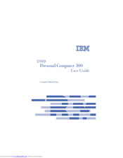 IBM PC 300 2169 User Manual