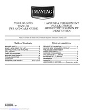 MAYTAG W10280548F Use & Care Manual