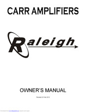 Carr Raleigh Amp Owner's Manual