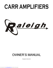Carr Raleigh Owner's Manual