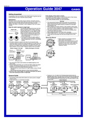 Casio 3047 Operation Manual