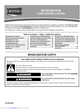 MAYTAG W10208790A User Instructions