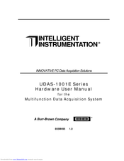 Intelligent instrumentation UDAS-1001E-3 User Manual