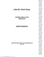 Lite-on Tech Scenic Edition X101 User Manual