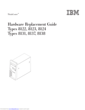 IBM Types 8123 Replacement Manual