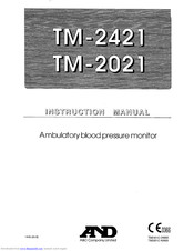 AND TM2021 Instruction Manual