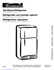 Kenmore Top-mount refrigerator 106 Use And Care Manual