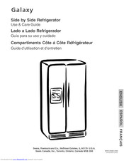 KENMORE Galaxy side by side Use And Care Manual