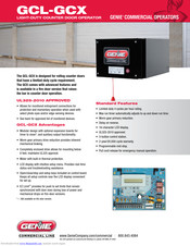 Genie GCL-GCX Product Manual