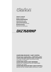 Clarion DXZ768RMP Owner's Manual