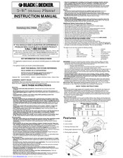 Black & Decker 7698 Instruction Manual