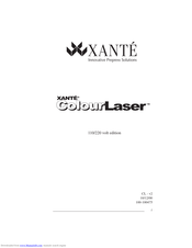 Xante ColourLaser 600 Manual