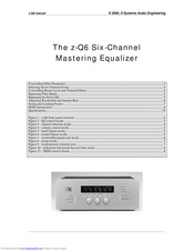 Z Systems z-Q6 Six-Channel Manual