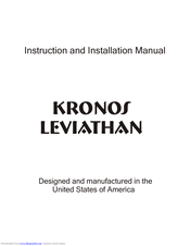 Zed Audio Kronos Instruction & Installation Manual