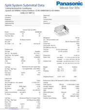 panasonic CS-KS18NB4UW & CZ-18BT1U + CU-KS18NKU Manual