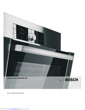 Bosch HBG78R7.0B Instruction Manual