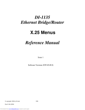 D Link DI-1135 Reference Manual
