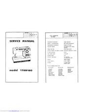KENMORE 1789180 Service Manual
