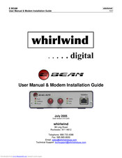 Whirlwind E BEAM Installation Manual