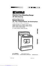KENMORE 911.9222 Series Use And Care Manual