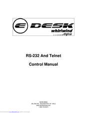 Whirlwind e desk Control Manual