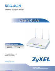 ZyXEL Communications NBG-4600N User Manual