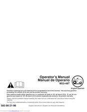 HUSQVARNA M23-48T Operator's Manual
