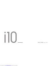 COWON i10 User Manual