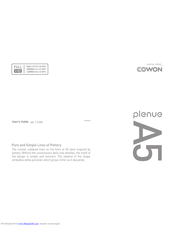 COWON Plenue A5 User Manual