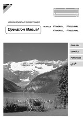 Daikin FTY50GAVAL Operation Manual