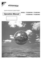 Daikin FTXG25EVMAW Operation Manual