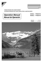 Daikin FT25JV1A Operation Manual