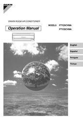 Daikin FTY35CMA Operation Manual