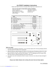 Frigidaire ALLFRZKIT - Single Freezer Trim Installation Instructions Manual