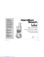 Hamilton Beach bebe 36531 Use & Care Manual