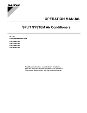 Daikin FHQ30MVJU Operation Manual