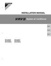 Daikin REYQ120PATJ Installation Manual