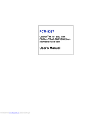 Advantech PCM-9387 User Manual