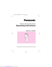 Panasonic ES-8026 Operating Instructions Manual