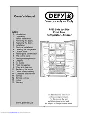 DEFY F580 Owner's Manual